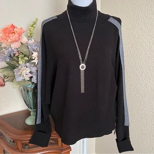 Jennifer Lopez Cropped Turtleneck Neck Sweater